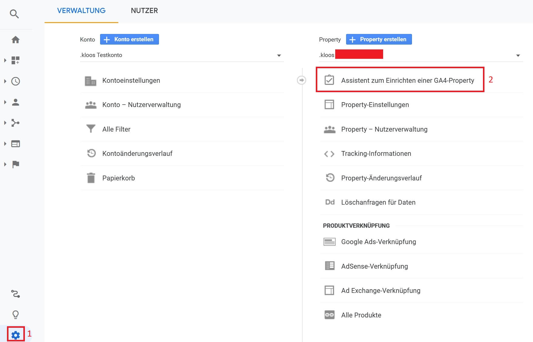 Google Analytics 4 - Assistent